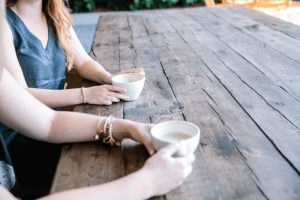 women coffee drink