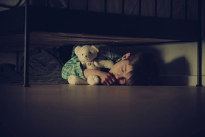 a sad child