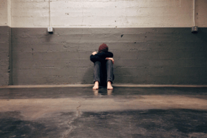 A person with anxiety
