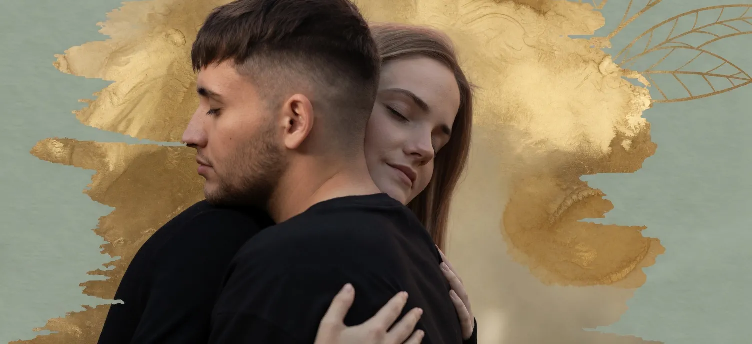 Couple embracing in a quiet moment, representing forgiveness and rebuilding trust in a relationship